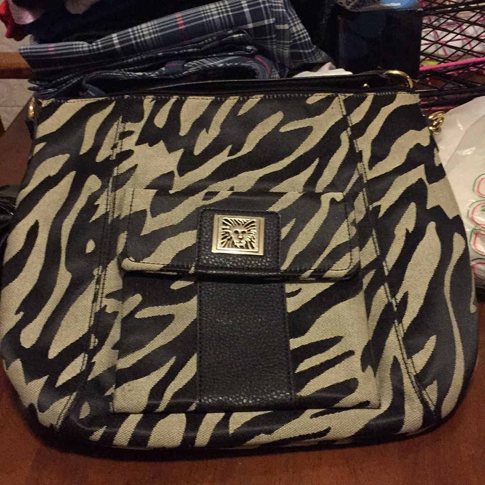 A Kanne Klein Zebra Purse - in Near mint condition